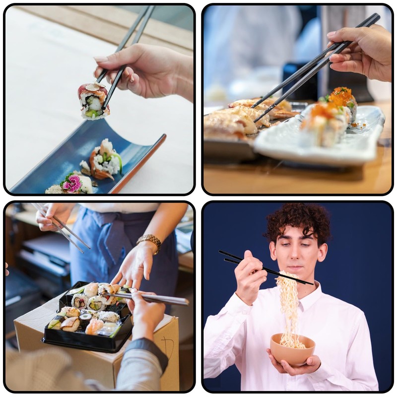 ASelected 20 paia di bacchette per sushi bacchette cinesi per