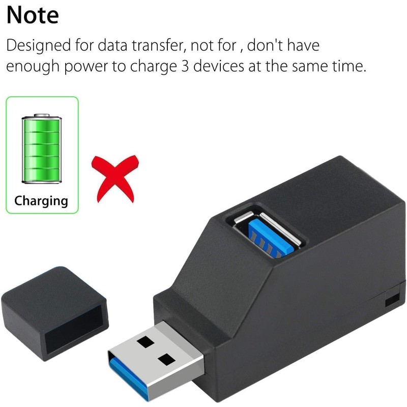 USB Hub,High Speed Mini USB 3.0 USB 2.0 HUB 3