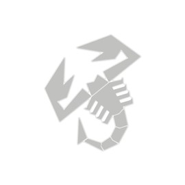 Supershaped Die-cut Sticker Scorpion, Silver, 240 mm