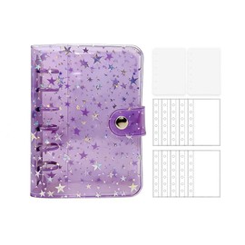 Sticker Book, a7 Girls, Sticker Notebook, Mount, Transparent Binder, Refill, 6 Holes, Binder, Seal Book, A7, Cute, Photography, Diary, Practical, School, Everyday Use