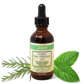 Virgin Hair Fertilizer Oil - Roots and Scalp Treatment for Thinning or Breaking Hair | Enriched with Jamaican Black Castor Oil