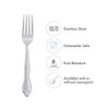 RiverRidge Rose Monogrammed Flatware Set 46 Piece Silverware - B