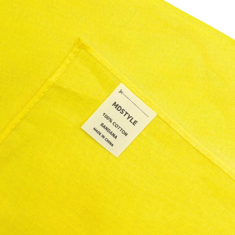 MDSTYLE 100% Cotton Solid Color Bandana for Men & Women