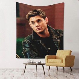 Jensen Ackles Tapestry Wall Hanging Decoration Tapestries Decor For Bedroom Living Room Indoor - Size: 40x30in