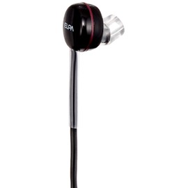 ELPA RE-04L(BK) Radio Earphones, Earphones, Wired, 3.3 ft (1 m), Black