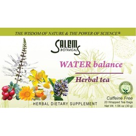 Salem Botanicals Water Balance Herbal Tea, Caffeine Free 20 Tea Bags (Мочегонный чай травяной)