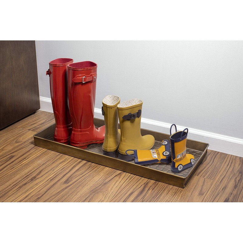 Good Directions Medium Boot Tray, Pebbles Multi-Purpose All Weather Decorative