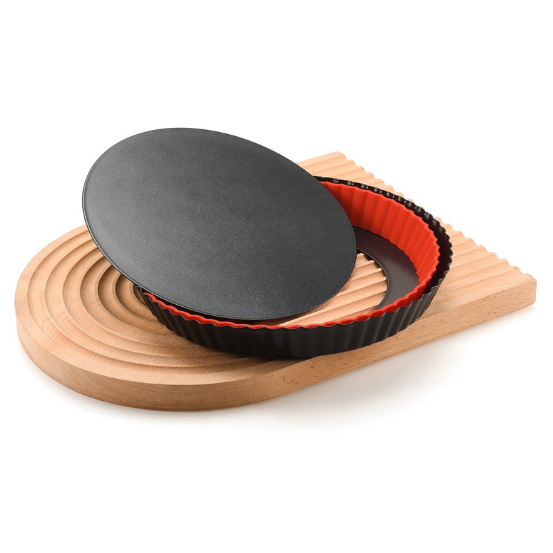 Tart Baking Pan Non Stick Removable Bottom Tart Pie Pan
