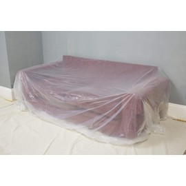 ProDec 12ft x 12ft (3.6m x 3.6m) Lightweight Polythene Dust Sheet, Dustproof and Waterproof Ideal for Covering and Protecting Floors and Furniture from Spills and Splashes When Painting and Decorating