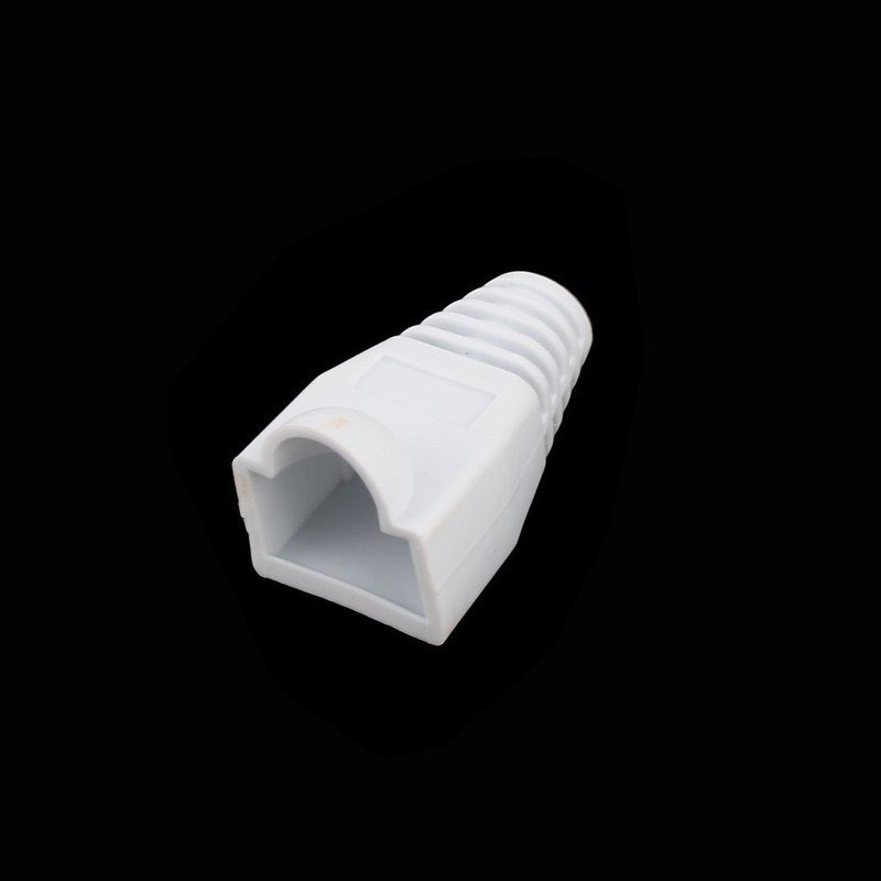 YIOVVOM Soft Plastic Ethernet RJ45 Cable Connector Boots Cover Strain