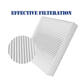 Replacement for CF10135,CP135,Cabin air filter for HondaCivic (2001-2005),CR-V (2002-2006),Element (2003-2011),Acura RSX (2002-2006) (White,2 Pack)