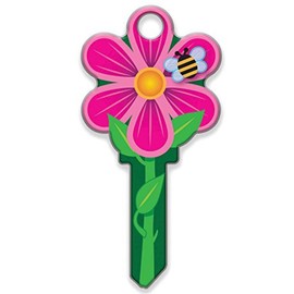 Lucky Line Key Shapes, FLOWER, House Key Blank, KW1/11, 1 Key (B106K)