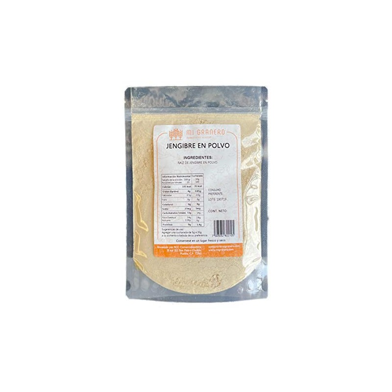 JENGIBRE EN POLVO 1 KILO GRANEL PREMIUM