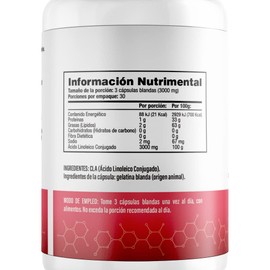 Salud & Vida MX - Suplemento de Ácido Linoleico Conjugado (CLA) 1000mg - 90 Cápsulas