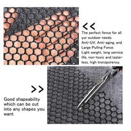 YAMTEN Plastic Wire Mesh Fence 15.7 in x 32.9 FT Roll Durable Plastic Chicken Wire Mesh Ideal for Poultry,Dogs,Rabbit,Snake Barrier Versatile Plastic Chicken Wire for Garden