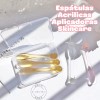 Veraly Set 3 Aplicadores Skincare Acrílico Masajeadores Tonificante