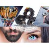 Professional Eyebrow Hair Plucking Tweezers Straight 9 cm 2 mm