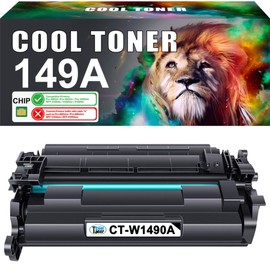 Cool Toner 149A (With Chip) Compatible with HP Laserjet Pro 4002dn Toner 4002dw 4002d 4002 MFP 4102fdw 4102dw 4102fdn 4102 149A 149X W1490A W1490X - Black, Pack of 1