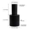 4-inch Heavy-Duty Circular Light Pole Tenon Adapter, Suitable for Circular