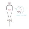 StonyLab Borosilicate Glass 250ml Heavy Wall Conical Separatory Funnel with