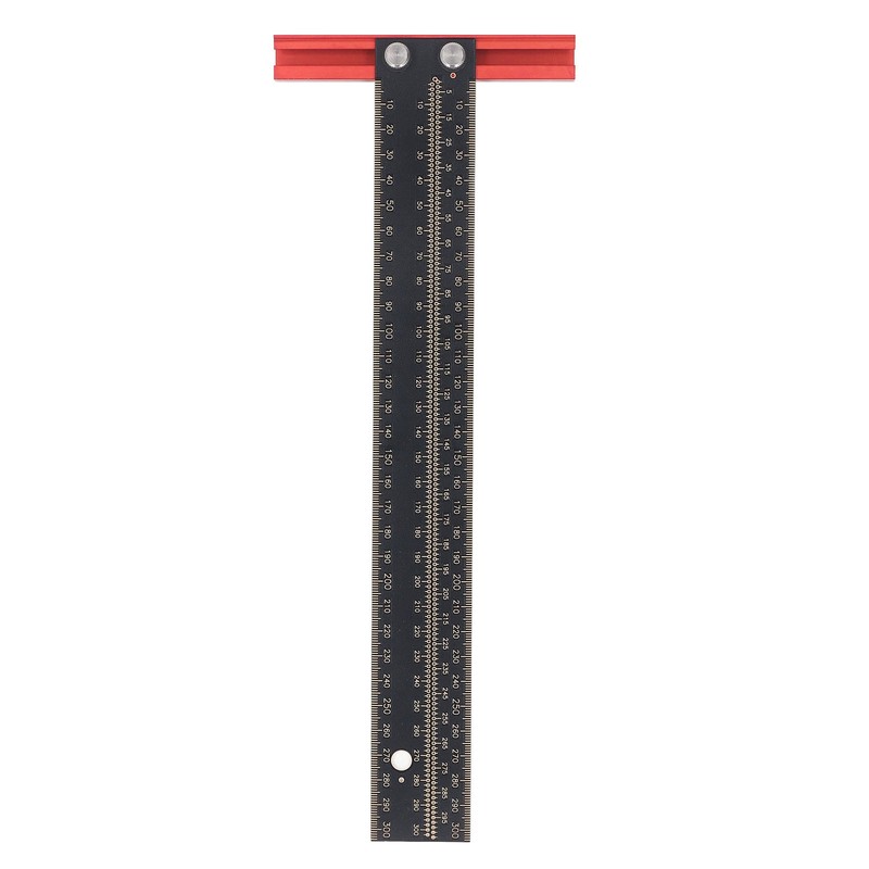 300mm T Square Ruler Woodworking Scriber High Accuracy Marking Measuring