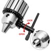 1/2" Drill Chuck with #1 (JT33-MT1) and #2 (JT33-MT2) Morse