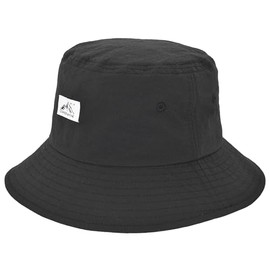 Cecraft 453560 Women's Bucket Hat (Sun Shade Included, Chin Strap), BK, Free size