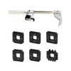 QWORK 7402 Universal Outside Thread Chaser, Heavy Duty Thread Repair