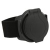 Bicycle Mirror Nylon Wrist Arm Strap Convex Design Black 5cm