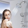 UCLIMAA Rainfall Shower Head with Handheld Shower Spray, with 26"
