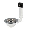 Sink Outlet Strainer Basket Valve 3 1/2 Inch Diameter 114