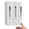 1984 Shower Soap Dispenser Bathroom Set Shampoo Conditioner Body Wash