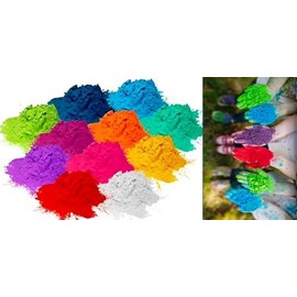 Gulal Holi Herbal Powder Color Holi Ke Rang Premium Quality Colour Perfect for Fun Runs Holi Festivals Rang Rangoli Natural Holi Rang Organic and Skin Friendly | Colours 100 Grams x 2 Packs