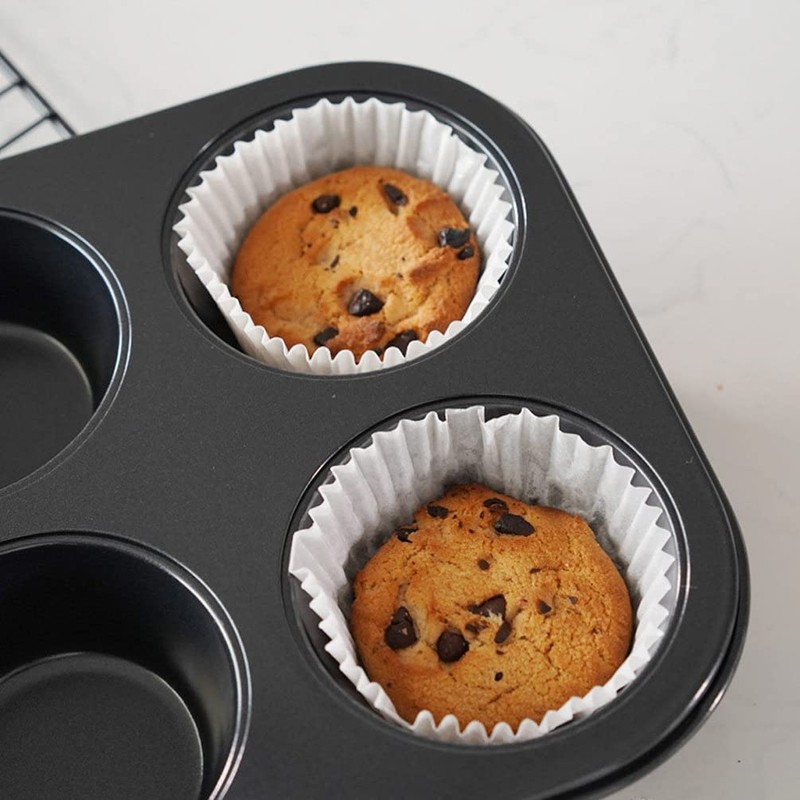 Yardwe Muffin Pan 4 Cup, 1PC Air Fryer Small Oven