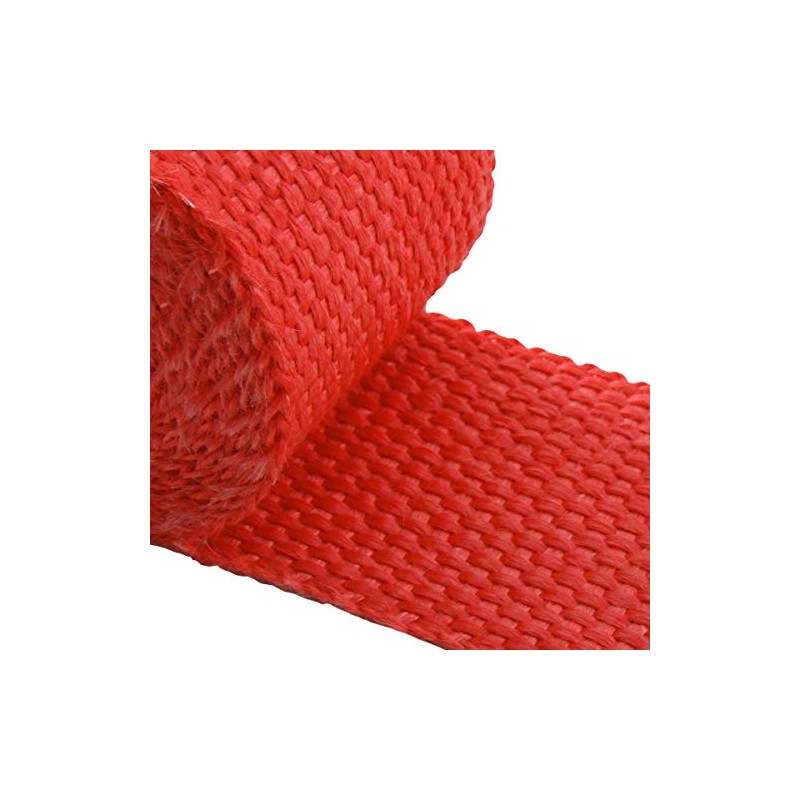 Auto Dynasty 10-Meter Exhaust Header/Catback/Turbo Manifold/Downpipe Heat Wrap (Red)