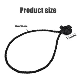 HKYLRAT Hat Mount for Your Vehicle,Cowboy Hat Mounts for Truck, Handmade Rope Cowboy Hat Rack for Pickup Truck and Home