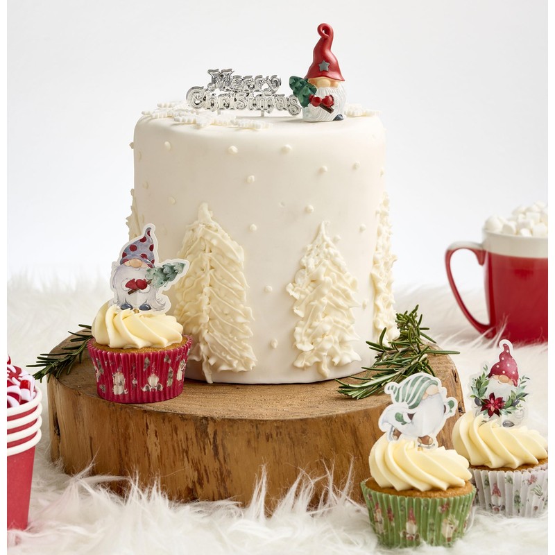 Christmas Gonk Cupcake Toppers