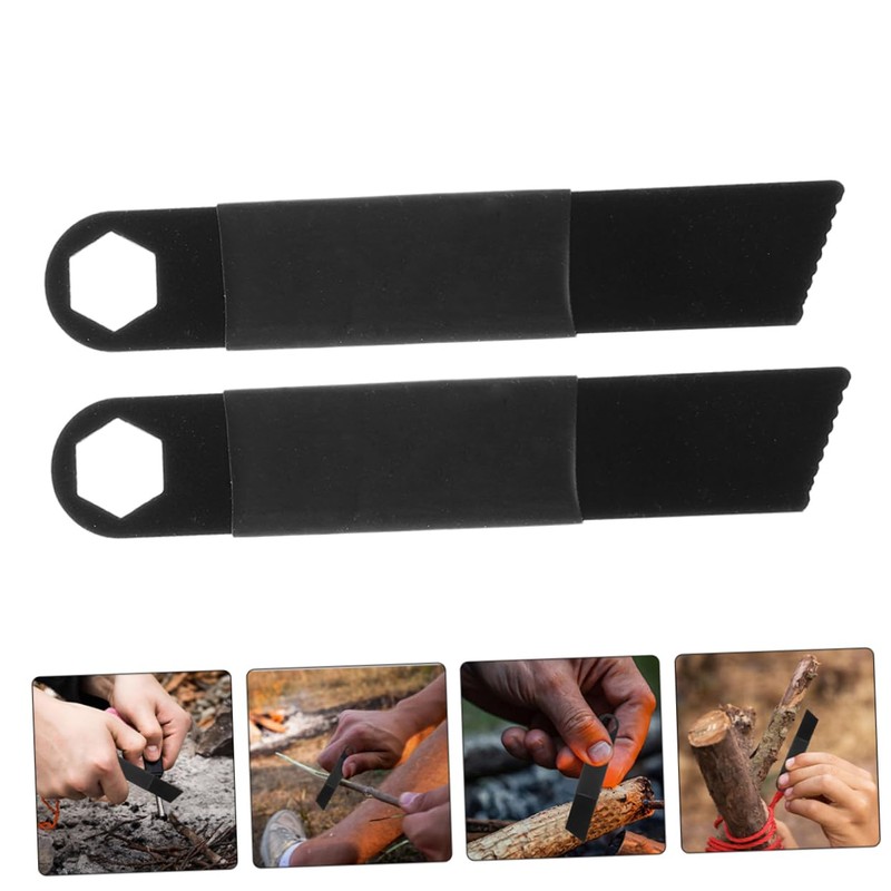 BIUDECO Versatile Outdoor Ignition Scraper Fire Pit Tool Magnesium Fire