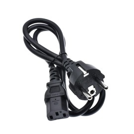 Toptekits European Schuko to C13 Power Cord,CEE7/7 European Straight Schuko to IEC C13 Power Cords, 10A/16A, 250V, H05VV-F, 1.5mm2 Cable,Short Schuko to C13 Power Cord (1.5mm2,3ft/1m)