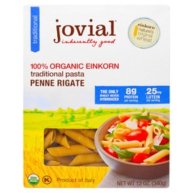 Jovial 100% Organic Einkorn Penne Rigate (6 Pack)