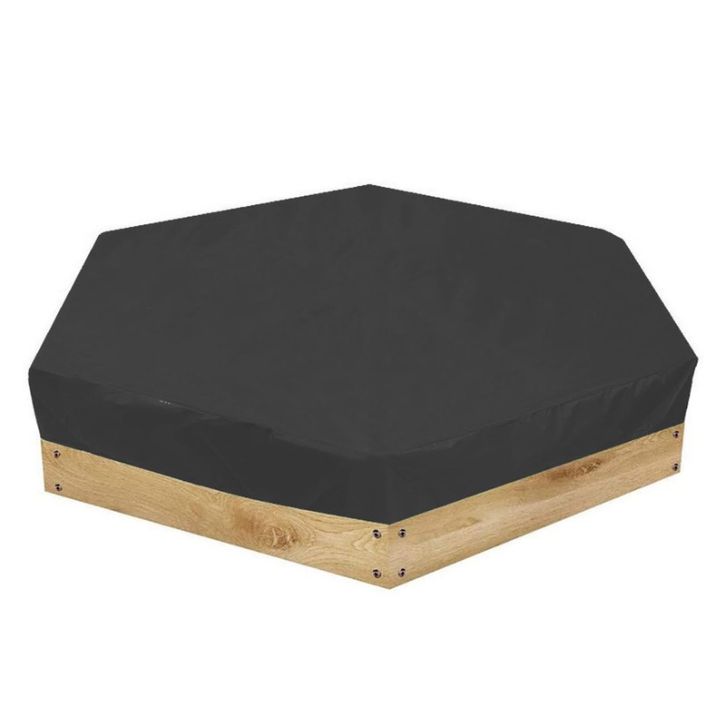 Waterproof Hexagonal Sand Pit Cover for Children, Durable Playground Pool