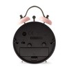Acctim Haven Analogue Faux Double Bell Small Alarm Clock (Pink