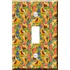 Toggle Wallplate, Single Light Switch Cover Plate - Sunflower Pattern