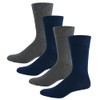 Robert Graham 4 Pack Socks, Navy, One Size