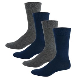 Robert Graham 4 Pack Socks, Navy, One Size