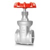 2" NPT Stainless Steel Gate Valve, Heavy Duty Female x