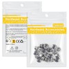 Caianwin Pack of 20 Flange Nuts M5 Nuts DIN 6926