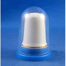 Birchcroft Porcelain China Collectible Thimble - My Greatest Treasure is Family - with Display Box