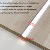 THMOOTHER Recessed LED Strip Channel Diffuser 10-Pack 6.56FT,23.5X7MM LED Tape