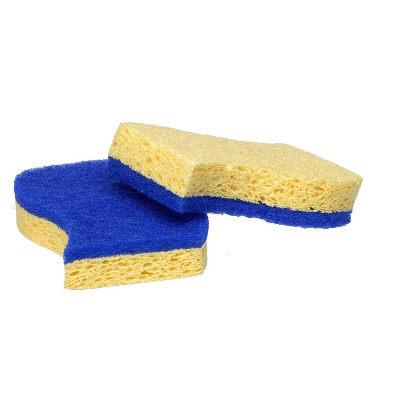 Spontex Dish Sponge Pack of 2 Cleaning and Suction in